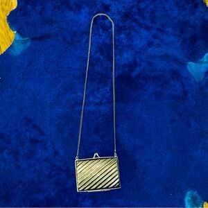 Antique Silver Metal Handbag